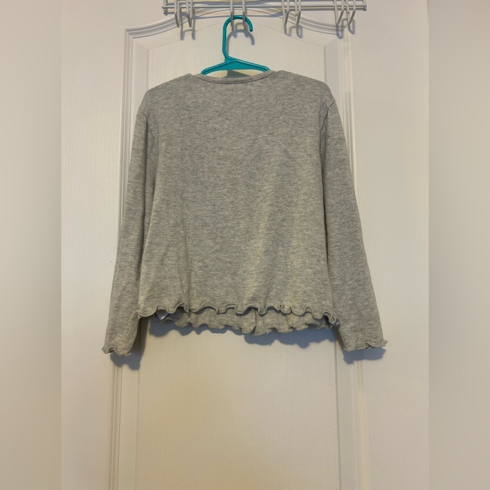 Old Navy Girls Gray Button Cardigan Sweater Size 5T - Picture 4 of 4